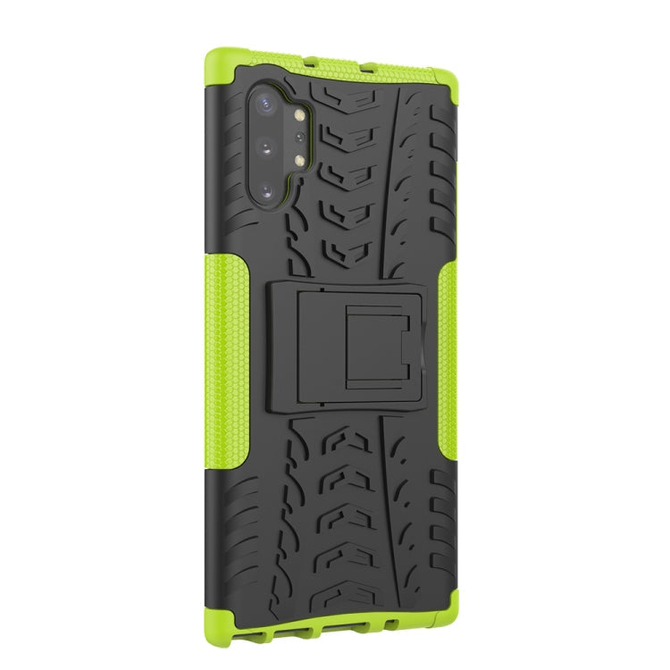 Tire Texture TPU + PC Shockproof Case with Holder, For Nokia 2.2, For Galaxy Note 10 Plus, For Xiaomi Mi CC9e