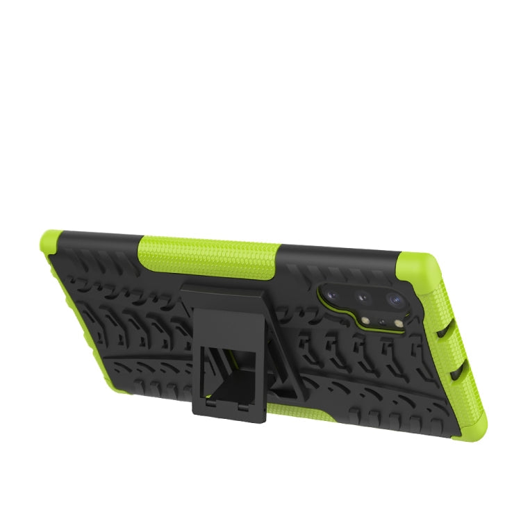 Tire Texture TPU + PC Shockproof Case with Holder, For Nokia 2.2, For Galaxy Note 10 Plus, For Xiaomi Mi CC9e