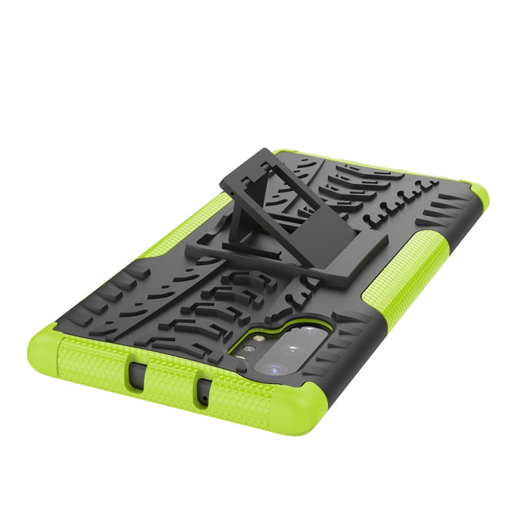 Tire Texture TPU + PC Shockproof Case with Holder, For Nokia 2.2, For Galaxy Note 10 Plus, For Xiaomi Mi CC9e