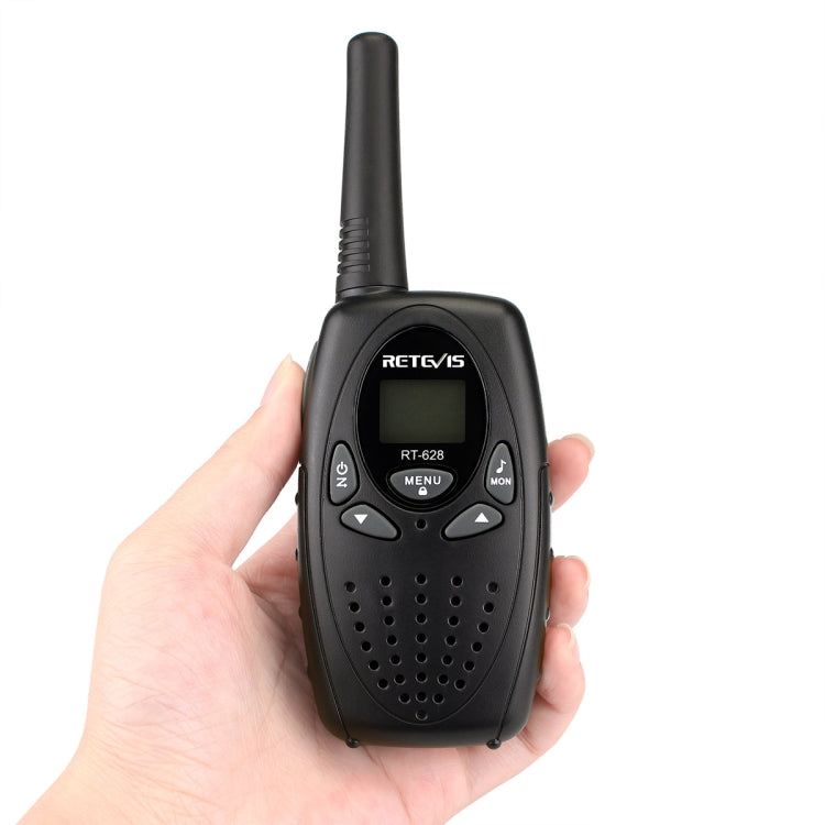 1 Pair RETEVIS RT628 0.5W EU Frequency 446MHz 8CHS Handheld Children Walkie Talkie, RT628(Red), RT628(Black), RT628(White)