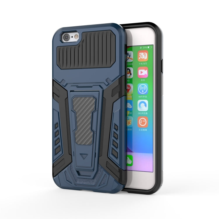 War Chariot Series Armor All-inclusive Shockproof PC + TPU Protective Case with Invisible Holder, For iPhone 6, For iPhone 6 Plus, For iPhone SE 2022 / SE 2020 / 8 / 7, For iPhone 8 Plus / 7 Plus