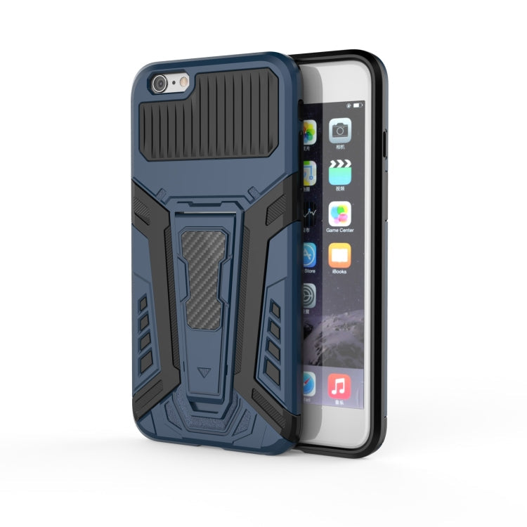 War Chariot Series Armor All-inclusive Shockproof PC + TPU Protective Case with Invisible Holder, For iPhone 6, For iPhone 6 Plus, For iPhone SE 2022 / SE 2020 / 8 / 7, For iPhone 8 Plus / 7 Plus