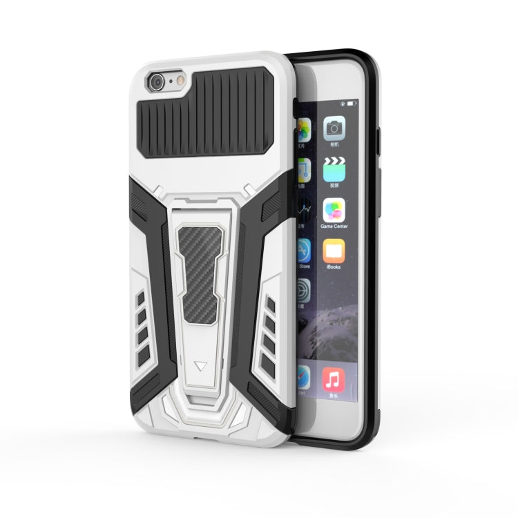 War Chariot Series Armor All-inclusive Shockproof PC + TPU Protective Case with Invisible Holder, For iPhone 6, For iPhone 6 Plus, For iPhone SE 2022 / SE 2020 / 8 / 7, For iPhone 8 Plus / 7 Plus