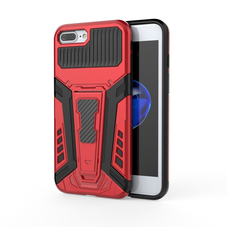 War Chariot Series Armor All-inclusive Shockproof PC + TPU Protective Case with Invisible Holder, For iPhone 6, For iPhone 6 Plus, For iPhone SE 2022 / SE 2020 / 8 / 7, For iPhone 8 Plus / 7 Plus