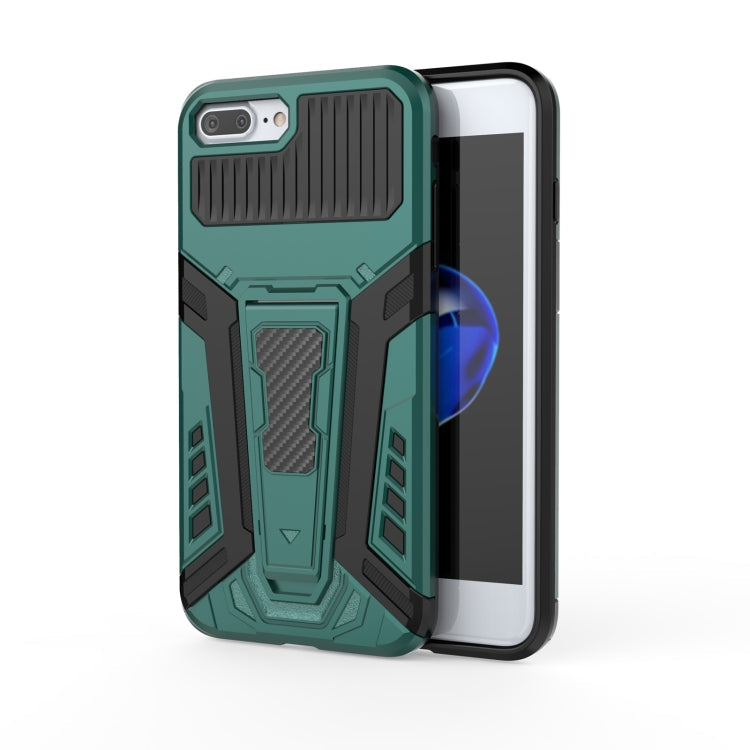 War Chariot Series Armor All-inclusive Shockproof PC + TPU Protective Case with Invisible Holder, For iPhone 6, For iPhone 6 Plus, For iPhone SE 2022 / SE 2020 / 8 / 7, For iPhone 8 Plus / 7 Plus