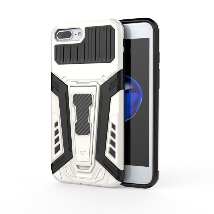 War Chariot Series Armor All-inclusive Shockproof PC + TPU Protective Case with Invisible Holder, For iPhone 6, For iPhone 6 Plus, For iPhone SE 2022 / SE 2020 / 8 / 7, For iPhone 8 Plus / 7 Plus