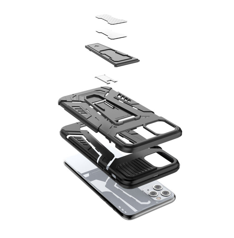 War Chariot Series Armor All-inclusive Shockproof PC + TPU Protective Case with Invisible Holder, For iPhone 12 mini, For iPhone 11 Pro
