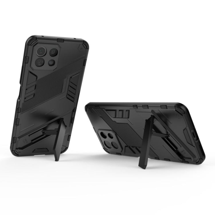 Punk Armor 2 in 1 PC + TPU Shockproof Case with Invisible Holder, For Xiaomi Mi 11 Lite
