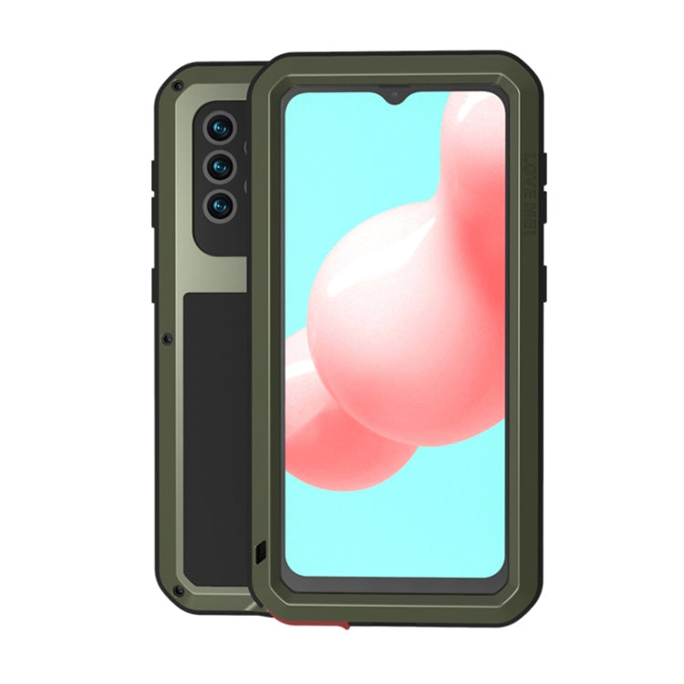 LOVE MEI Metal Shockproof Waterproof Dustproof Protective Case with Glass, For Samsung Galaxy A32 5G, For Samsung Galaxy A52 5G / 4G, For Samsung Galaxy S21 5G, For Samsung Galaxy S21+ 5G