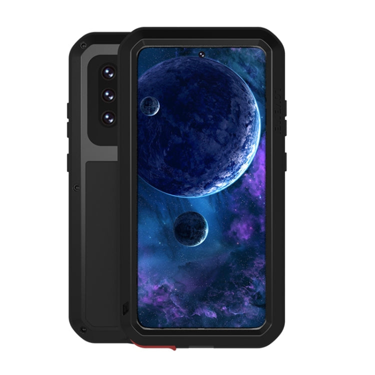 LOVE MEI Metal Shockproof Waterproof Dustproof Protective Case with Glass, For Samsung Galaxy A32 5G, For Samsung Galaxy A52 5G / 4G, For Samsung Galaxy S21 5G, For Samsung Galaxy S21+ 5G