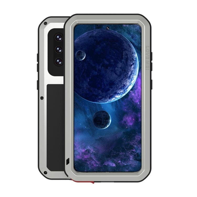 LOVE MEI Metal Shockproof Waterproof Dustproof Protective Case with Glass, For Samsung Galaxy A32 5G, For Samsung Galaxy A52 5G / 4G, For Samsung Galaxy S21 5G, For Samsung Galaxy S21+ 5G