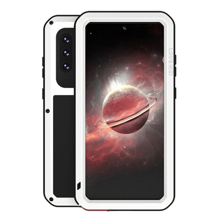 LOVE MEI Metal Shockproof Waterproof Dustproof Protective Case with Glass, For Samsung Galaxy A42, For Samsung Galaxy A72 5G / 4G
