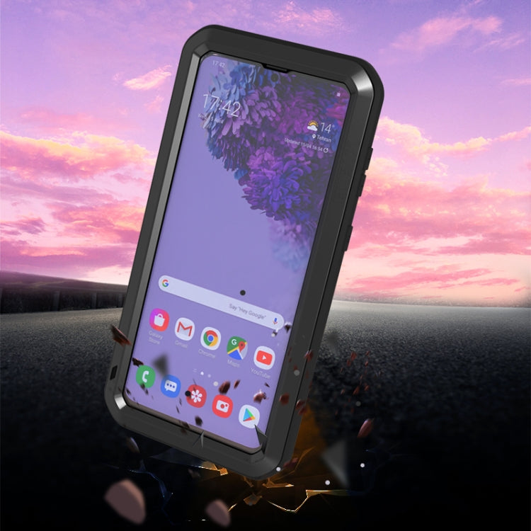 LOVE MEI Metal Shockproof Waterproof Dustproof Protective Case with Glass, For Samsung Galaxy A42, For Samsung Galaxy A72 5G / 4G