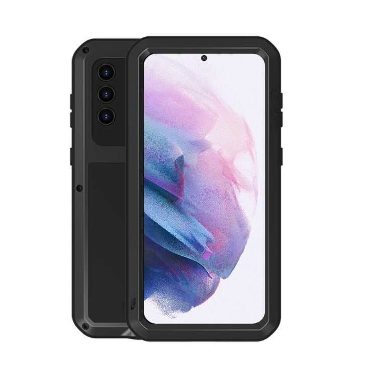 LOVE MEI Metal Shockproof Waterproof Dustproof Protective Case with Glass, For Samsung Galaxy A42, For Samsung Galaxy A72 5G / 4G
