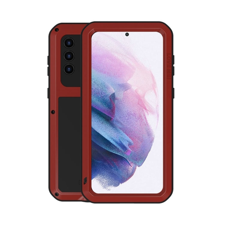 LOVE MEI Metal Shockproof Waterproof Dustproof Protective Case with Glass, For Samsung Galaxy A42, For Samsung Galaxy A72 5G / 4G