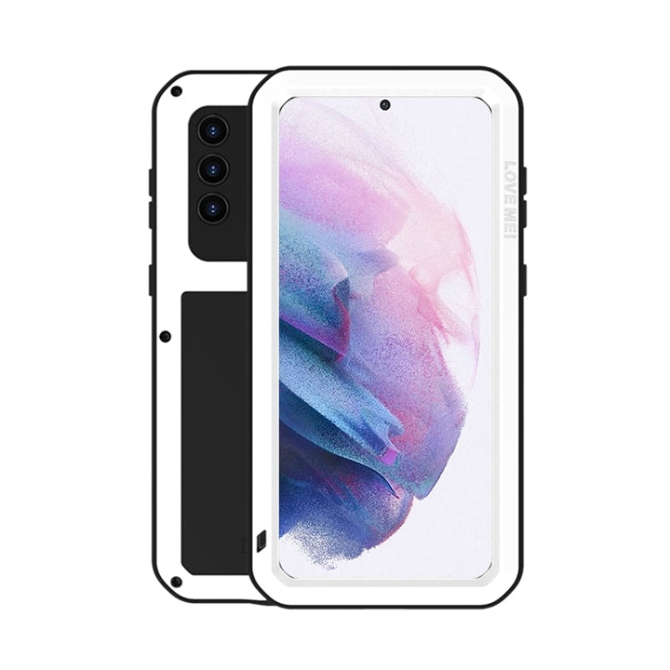 LOVE MEI Metal Shockproof Waterproof Dustproof Protective Case with Glass, For Samsung Galaxy A42, For Samsung Galaxy A72 5G / 4G