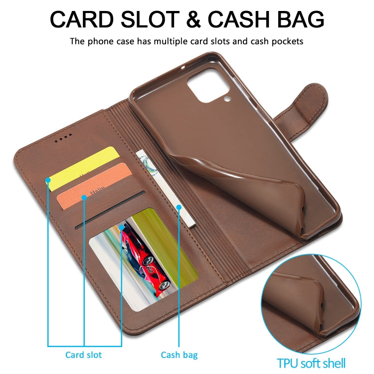 For Samsung Galaxy F62 / M62 LC.IMEEKE Calf Texture Horizontal Flip Leather Case with Holder & Card Slots & Wallet, For Samsung Galaxy F62 / M62