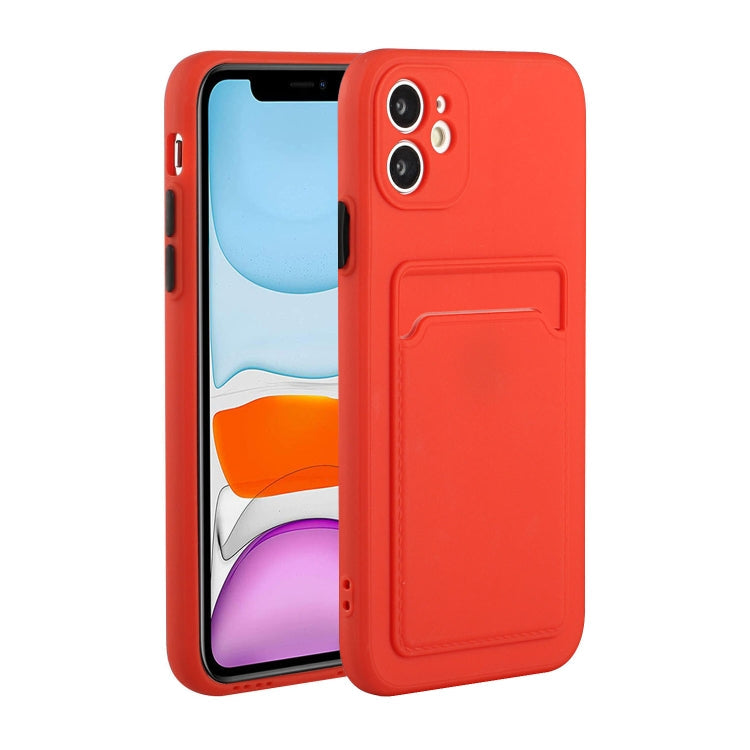 Card Slot Design Shockproof TPU Protective Case, For iPhone 11, For iPhone 11 Pro