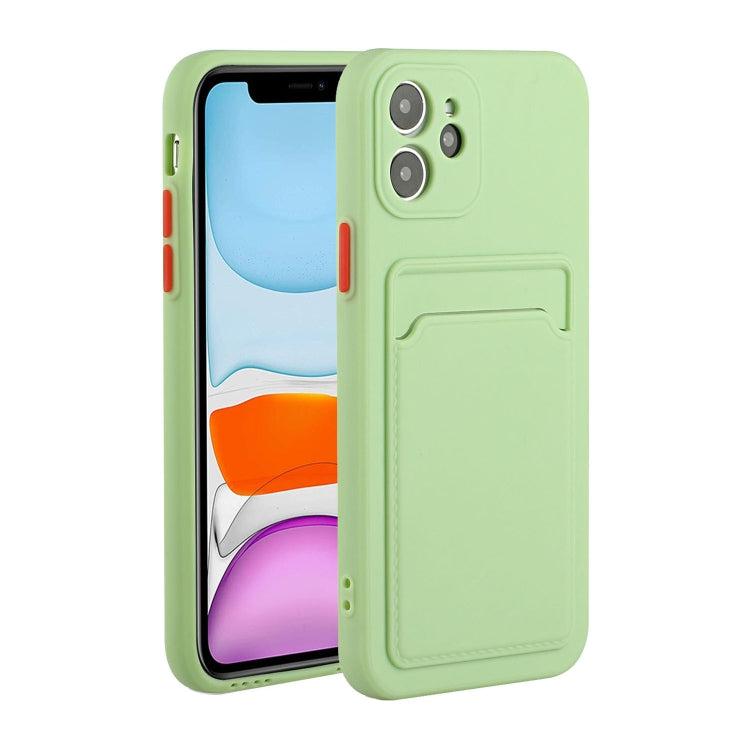 Card Slot Design Shockproof TPU Protective Case, For iPhone 11, For iPhone 11 Pro