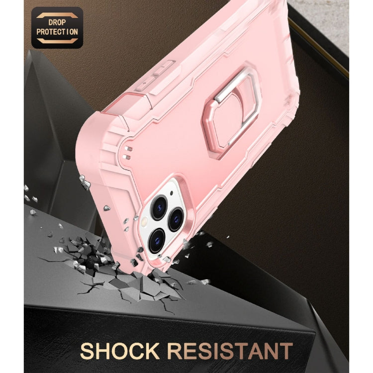 PC + Rubber 3-layers Shockproof Protective Case with Rotating Holder, For iPhone 11 Pro, For iPhone 11 Pro Max