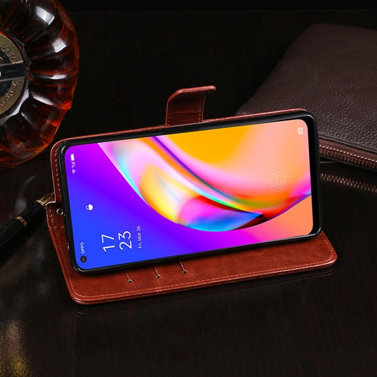 idewei Crazy Horse Texture Horizontal Flip Leather Case with Holder & Card Slots & Wallet, For TCL 10 5G UW, For Ulefone Armor 10 5G, For Ulefone Armor 11 5G