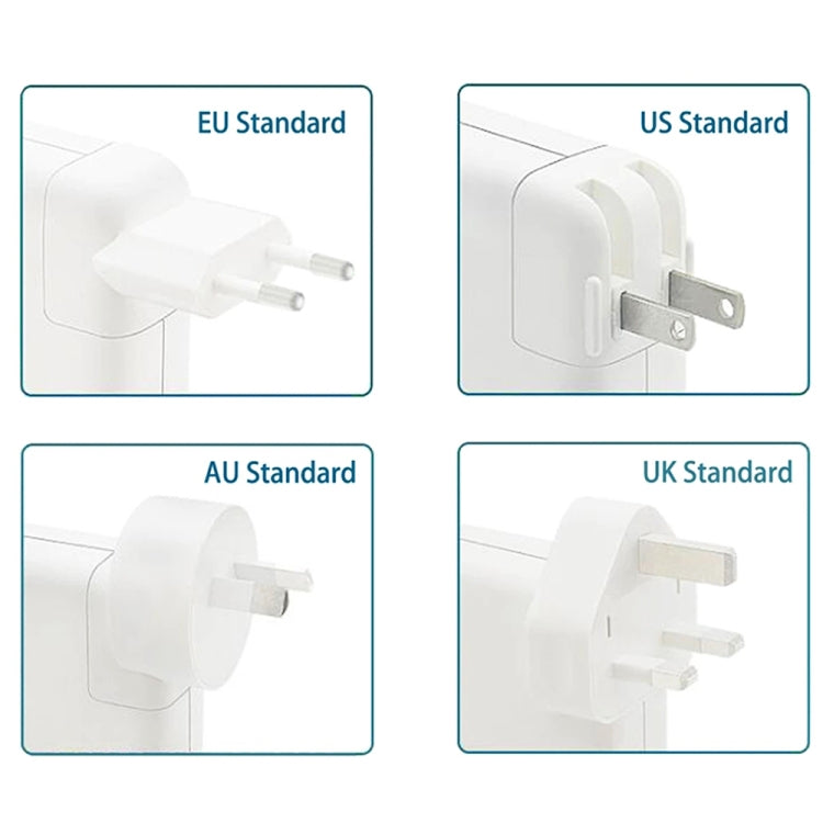 A1435 60W 16.5V 3.65A 5 Pin MagSafe 2 Power Adapter for MacBook, Cable Length: 1.6m,, 60W UK Plug, 60W AU Plug, 60W EU Plug