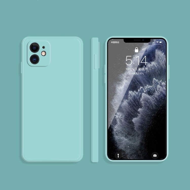 Solid Color Imitation Liquid Silicone Straight Edge Dropproof Full Coverage Protective Case, For iPhone XS Max, For iPhone 11