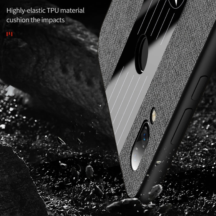 XINLI Stitching Cloth Textue Shockproof TPU Protective Case with Ring Holder, For Huawei nova 3i, For Huawei nova 4, For Huawei nova 4e, For Huawei nova 5