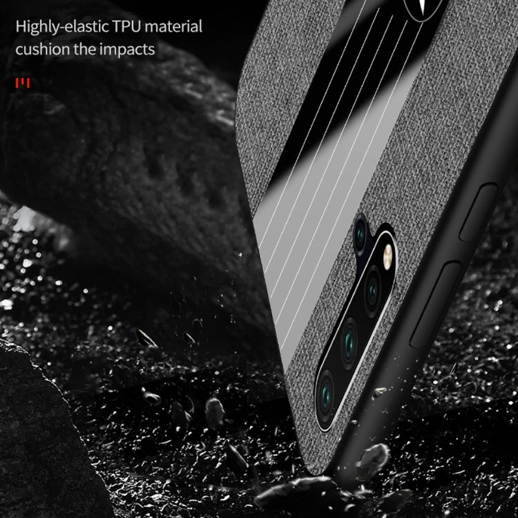 XINLI Stitching Cloth Textue Shockproof TPU Protective Case with Ring Holder, For Huawei nova 5i, For Huawei nova 5i Pro, For Huawei P20, For Huawei P20 lite