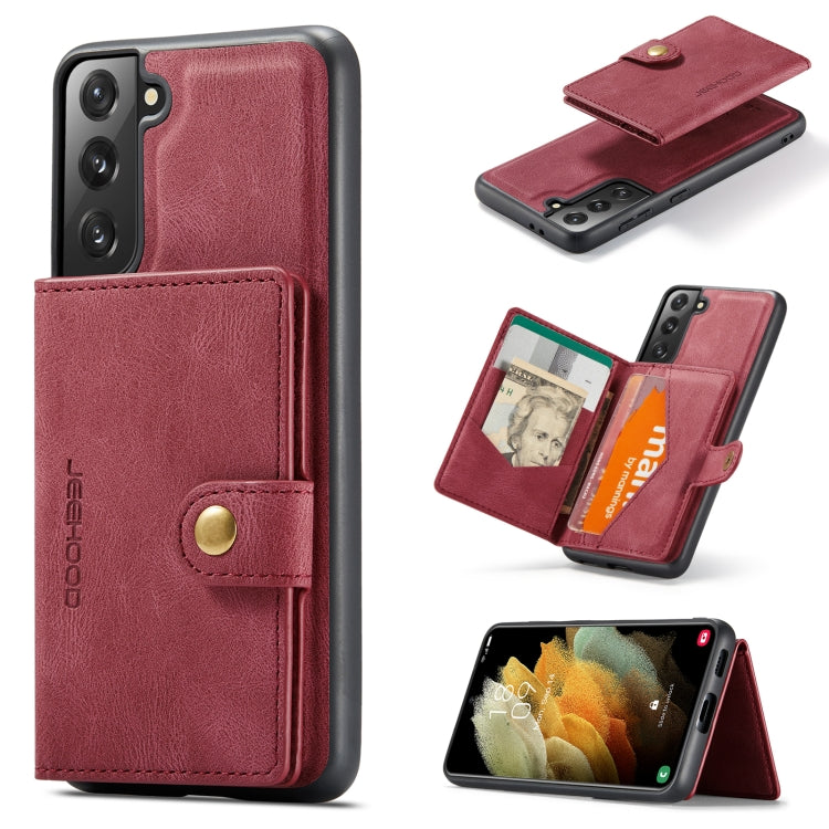 JEEHOOD Retro Magnetic Detachable Protective Case with Wallet & Card Slot & Holder, For Samsung Galaxy S20 Ultra 5G, For Samsung Galaxy Note20 Ultra, For Samsung Galaxy S21 FE