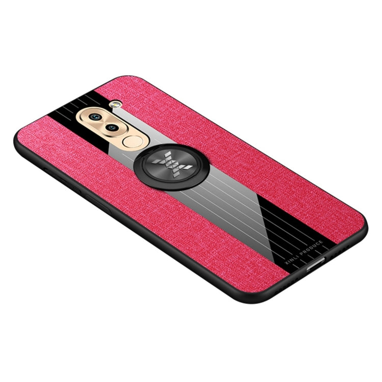 XINLI Stitching Cloth Textue Shockproof TPU Protective Case with Ring Holder, For Huawei Honor 6X, For Huawei Honor 7C / Enjoy 8, For Huawei Honor 10 Lite, For Huawei Honor 20