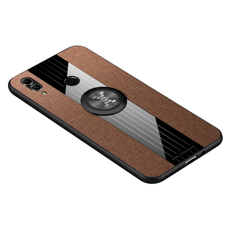 XINLI Stitching Cloth Textue Shockproof TPU Protective Case with Ring Holder, For Huawei Honor 6X, For Huawei Honor 7C / Enjoy 8, For Huawei Honor 10 Lite, For Huawei Honor 20