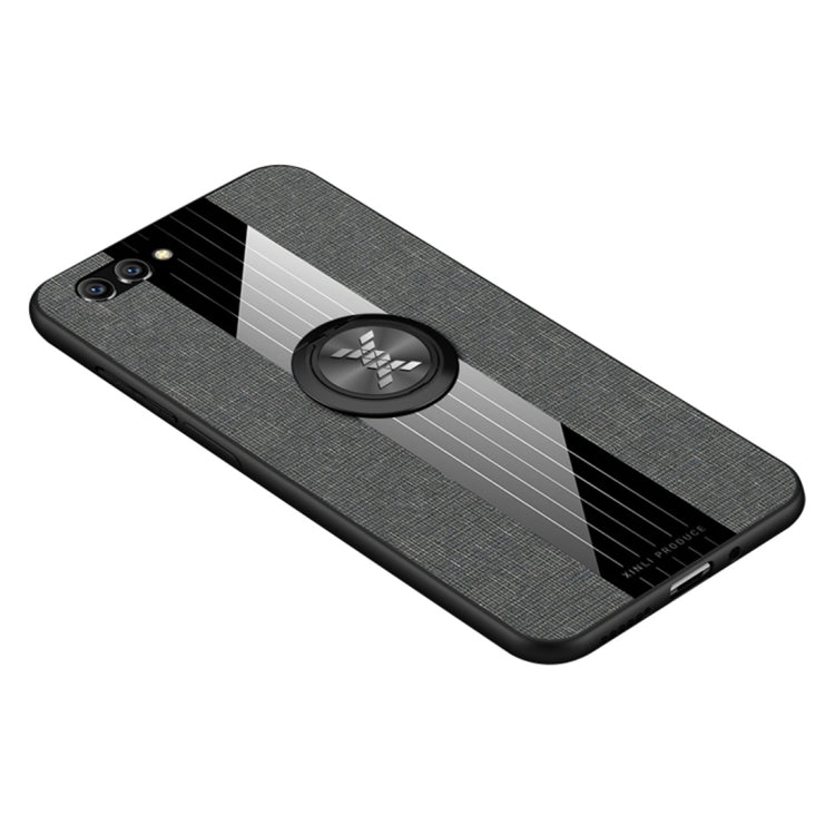 XINLI Stitching Cloth Textue Shockproof TPU Protective Case with Ring Holder, For Huawei Honor 9X Pro, For Huawei Honor 10, For Huawei Honor Play, For Huawei Honor View 10