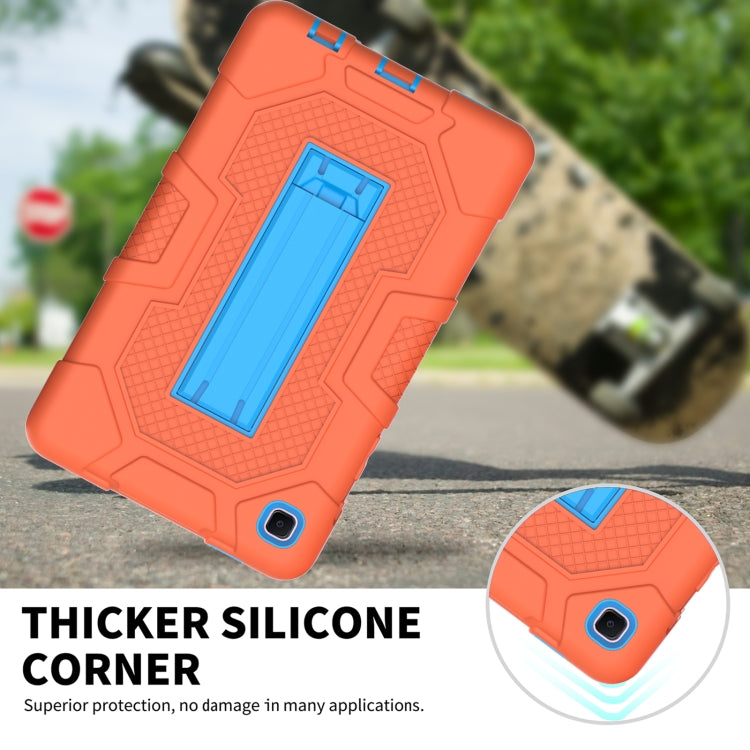 Contrast Color Robot Shockproof Silicone + PC Protective Case with Holder, For Samsung Galaxy Tab A7 Lite T220 / T225