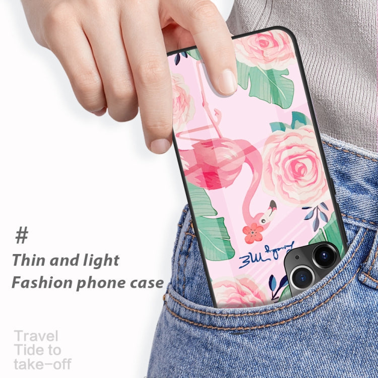Colorful Painted Glass Case, For iPhone 11
