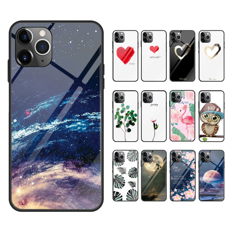 Colorful Painted Glass Case, For iPhone 11