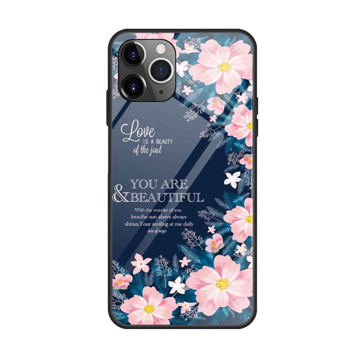 Colorful Painted Glass Case, For iPhone 11