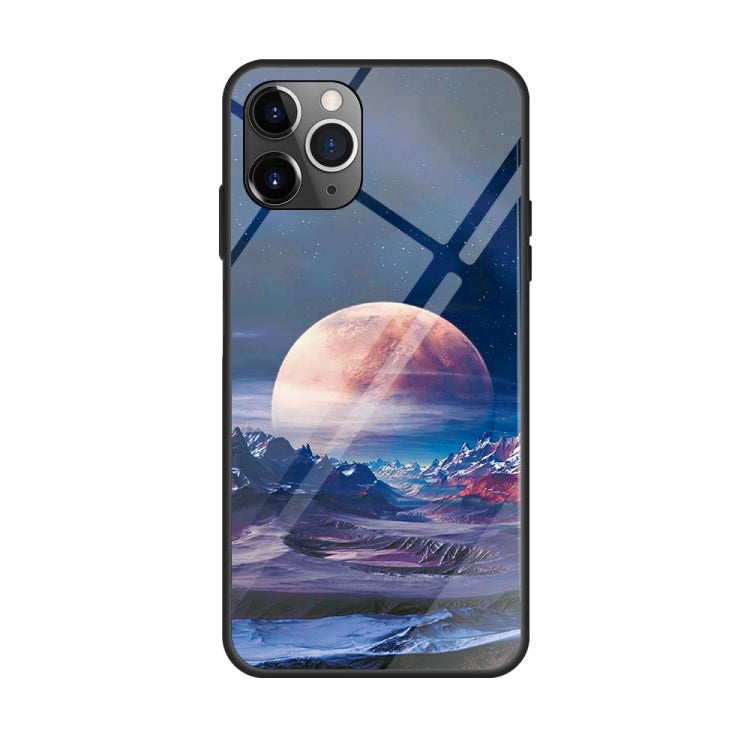 Colorful Painted Glass Case, For iPhone 11