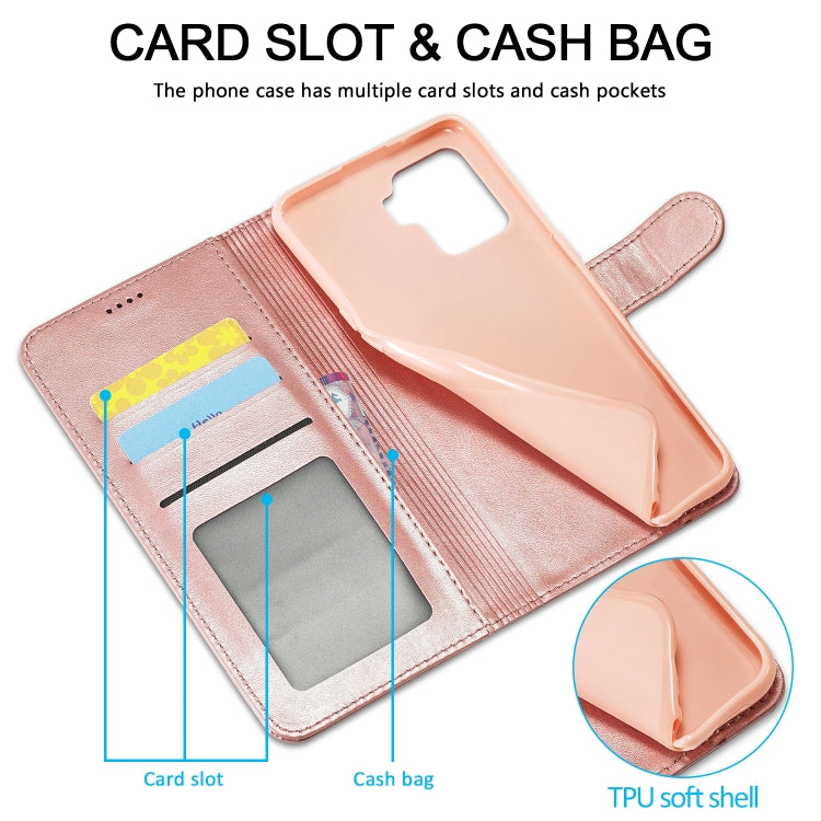 LC.IMEEKE Calf Texture Horizontal Flip Leather Case, with Holder & Card Slots & Wallet, For OPPO F19 Pro/A94 4G/Reno 5F