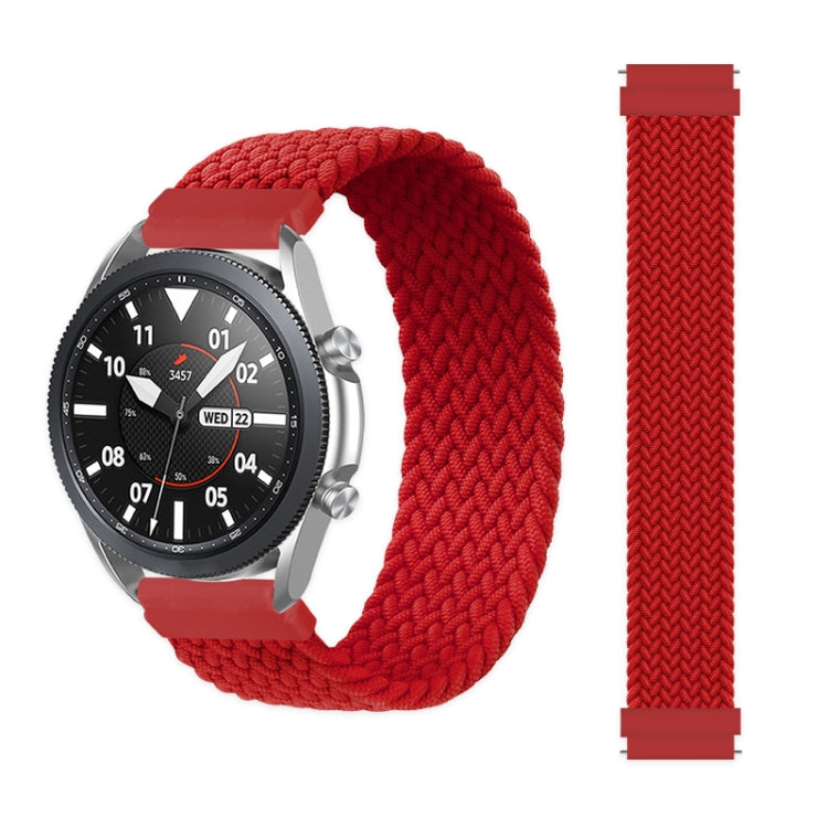 For Garmin Vivoactive 3 Adjustable Nylon Braided Elasticity Replacement Strap Watchband, 125mm, 135mm