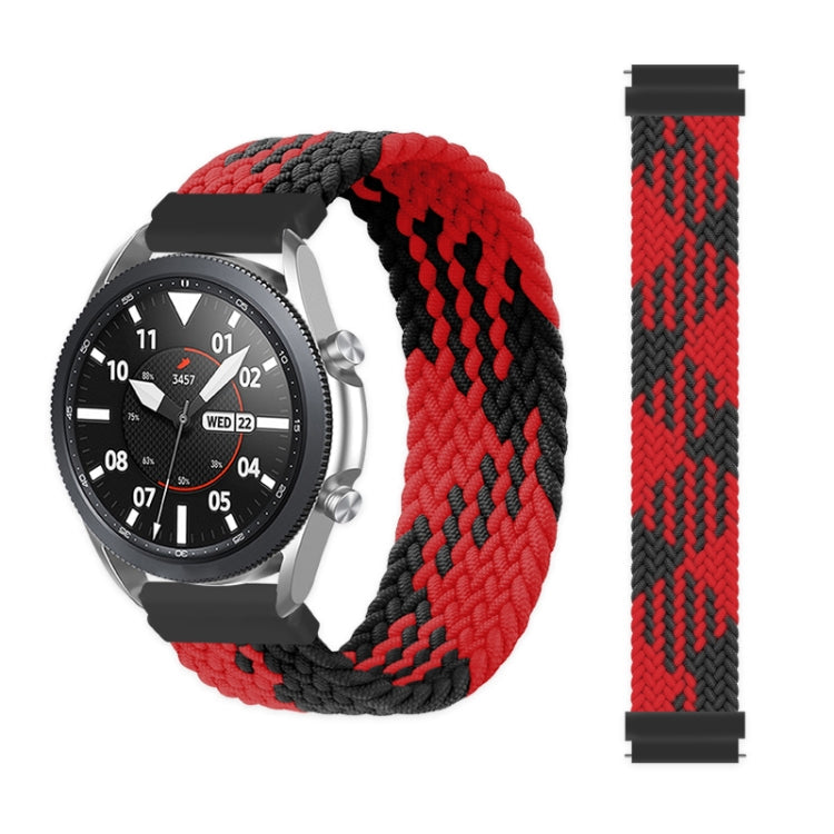 For Garmin Vivoactive 3 Adjustable Nylon Braided Elasticity Replacement Strap Watchband, 125mm, 135mm