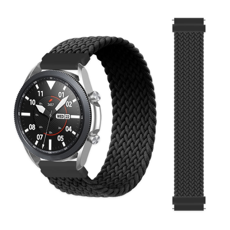 For Garmin Vivoactive 3 Adjustable Nylon Braided Elasticity Replacement Strap Watchband, 125mm, 135mm