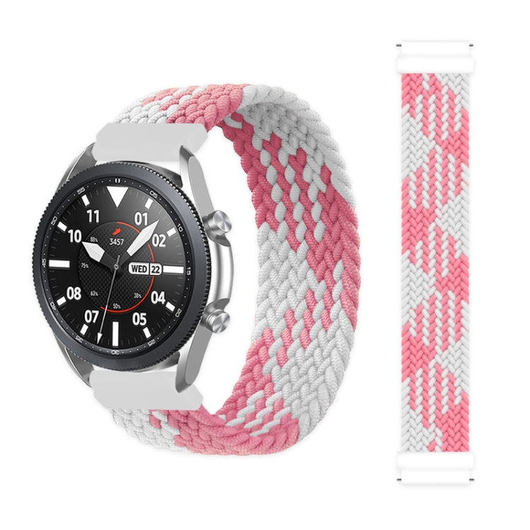 For Garmin Vivoactive 3 Adjustable Nylon Braided Elasticity Replacement Strap Watchband, 125mm, 135mm