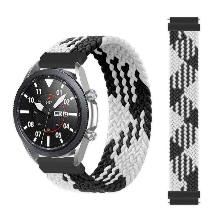 For Garmin Vivoactive 3 Adjustable Nylon Braided Elasticity Replacement Strap Watchband, 125mm, 135mm