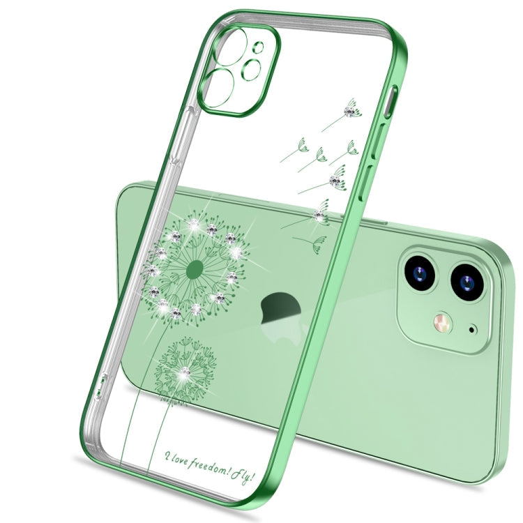Ultra-thin Electroplating Dandelion Pattern Protective Case, For iPhone 12 Pro Max, For iPhone 12 Pro, For iPhone 12