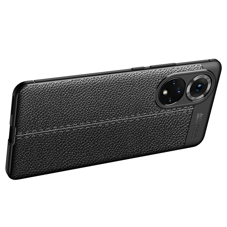 Litchi Texture TPU Shockproof Case, For Honor 50 Pro, For Honor 50 SE