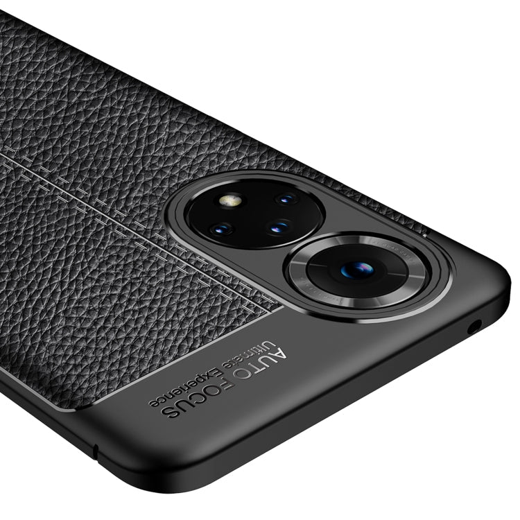 Litchi Texture TPU Shockproof Case, For Honor 50 Pro, For Honor 50 SE