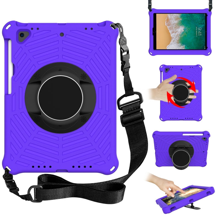Spider King EVA Protective Case with Adjustable Shoulder Strap & Holder & Pen Slot, For iPad 9.7 2018 & 2017 / Pro 9.7 / Air 2 / Air, For iPad 10.2 2021 / 2020 / 2019, For iPad Pro 10.5 inch 2017 / Air 3 10.5 inch...