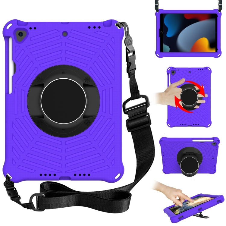 Spider King EVA Protective Case with Adjustable Shoulder Strap & Holder & Pen Slot, For iPad 9.7 2018 & 2017 / Pro 9.7 / Air 2 / Air, For iPad 10.2 2021 / 2020 / 2019, For iPad Pro 10.5 inch 2017 / Air 3 10.5 inch...