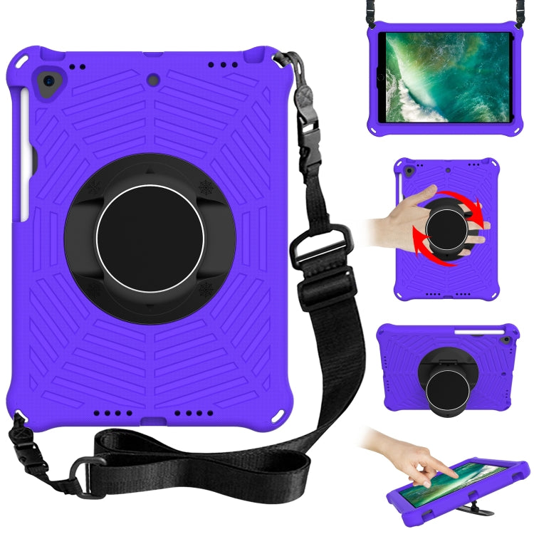 Spider King EVA Protective Case with Adjustable Shoulder Strap & Holder & Pen Slot, For iPad 9.7 2018 & 2017 / Pro 9.7 / Air 2 / Air, For iPad 10.2 2021 / 2020 / 2019, For iPad Pro 10.5 inch 2017 / Air 3 10.5 inch...